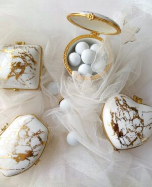 Μπομπονιέρα γάμου | Μπιζουτιέρες Marble