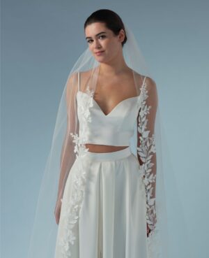 Νυφικό πέπλο | S473-300/1/MED