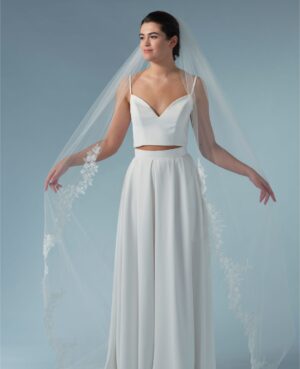 Νυφικό πέπλο | S474-280/1/MED