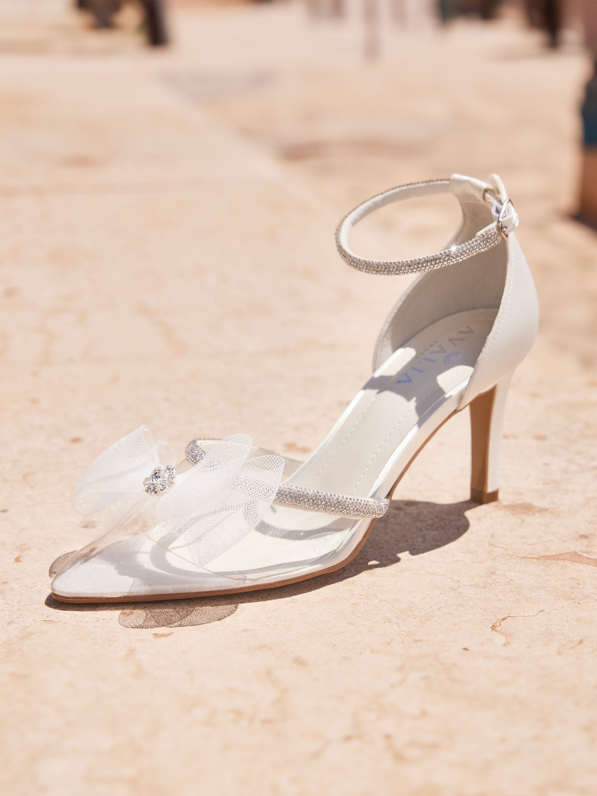 Νυφικά Γόβες Διάφανες | Lilibeth