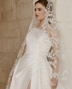 Νυφικό πέπλο | S449-300/1/MED