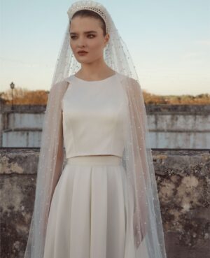 Νυφικό πέπλο | S467-350/1/MED