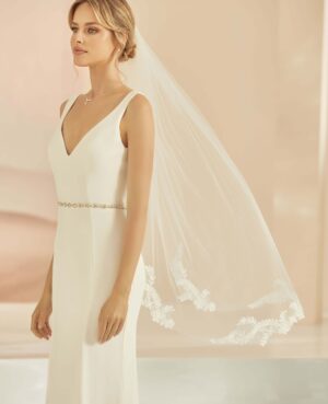 Νυφικό πέπλο | S418 | 1,10 μ
