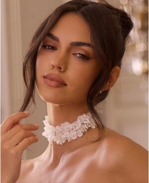 Νυφικό τσόκερ από λουλούδια | 511