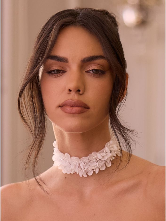 Νυφικό τσόκερ από λουλούδια | 511 - Image 3