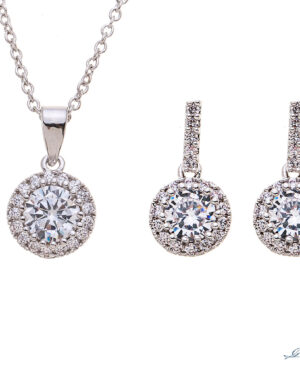 Νυφικό σετ με ζιργκόν | DZ0139S