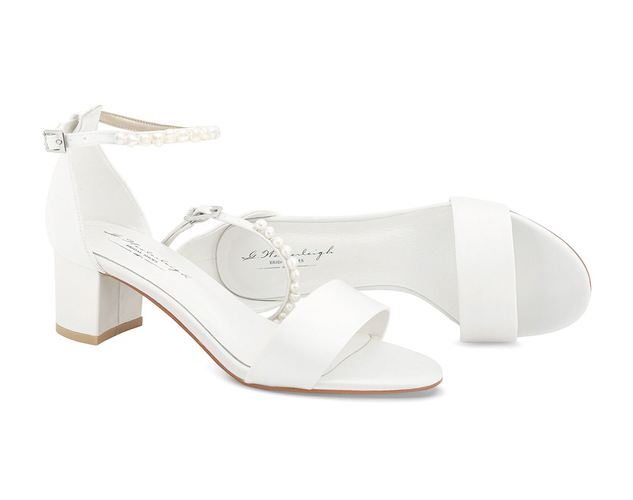 Νυφικά Πέδιλα 5εκ. | Beatrice Bridal shoe