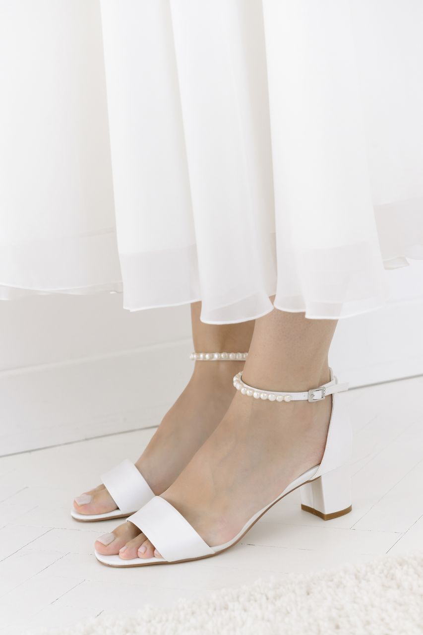Νυφικά Πέδιλα 5εκ. | Beatrice Bridal shoe - Image 9