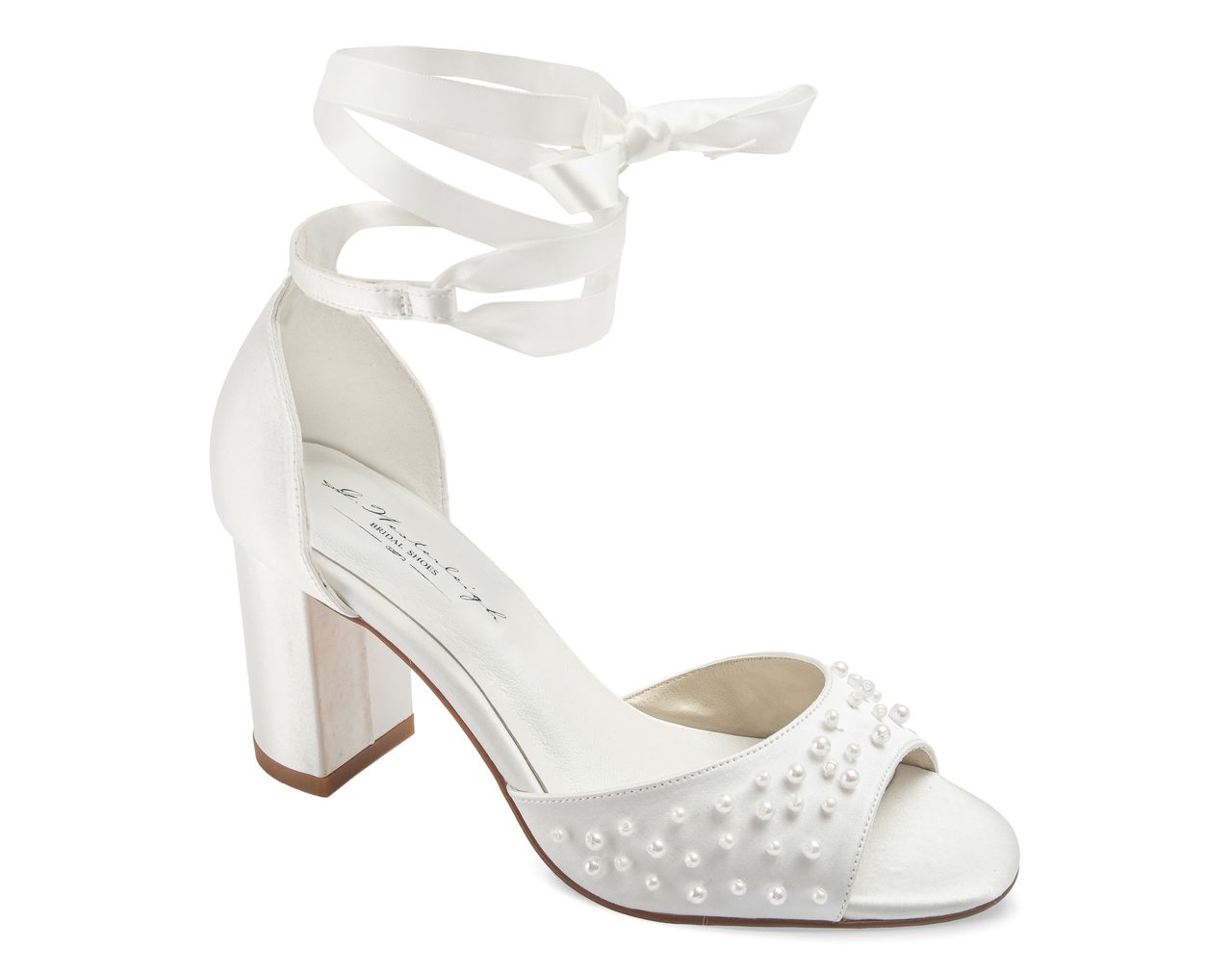 Νυφικά Πέδιλα 7,5εκ. | Esther Bridal shoe - Image 2