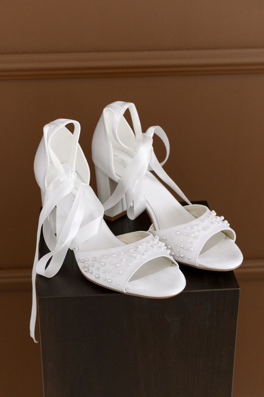 Νυφικά Πέδιλα 7,5εκ. | Esther Bridal shoe - Image 5