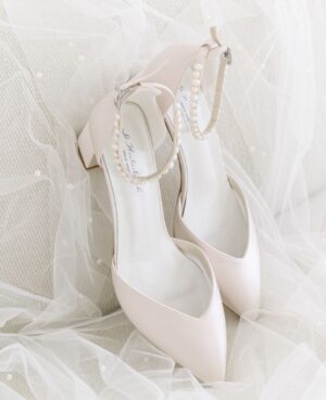 Νυφικές Γόβες | Madison Champagne Bridal shoe